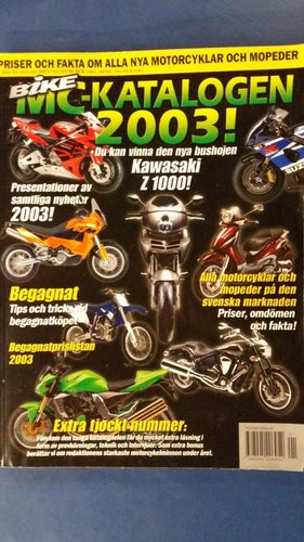 Bike katalogen (nr 1) 2003: Kawasaki Z1000, Yamaha Warrior, KTM 660 SMC