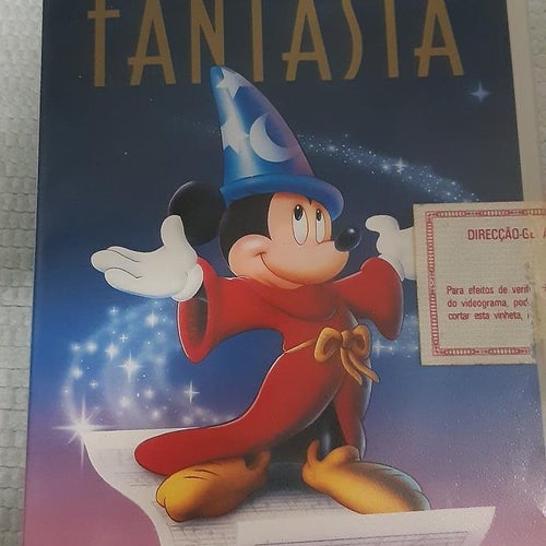 Walt Disney Fantasy VHS PAL tecknad barn film Portugisiskt