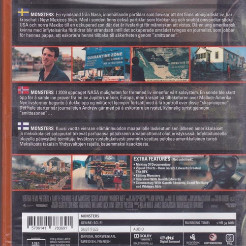 DVD / Monsters / Scott McNairy, Whitney Able / Ny & Inplastad