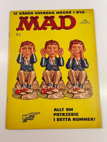 MAD ( svensk ) Nr 2  - 1962