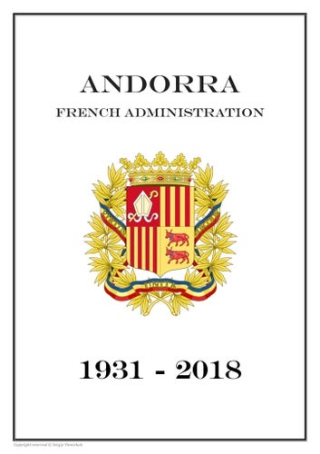Andorra French Administration 1931-2018 PDF STAMP ALBUM PAGES INGA FRIMÄRKEN!!