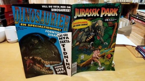 Jurassic Park 1993 nr 1, Very Fine plus