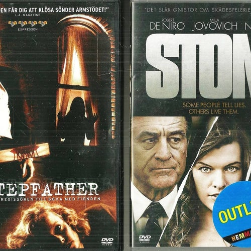 THE STEPFATHER + STONE med Robert de NIRO ( 2 discar )