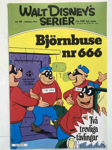 Walt Disney´s Serier - 1974:10 FN