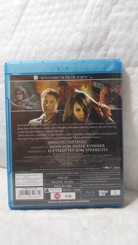 Flickan som lekte med elden Blu-Ray (Norsk utgåva / Svensk text)