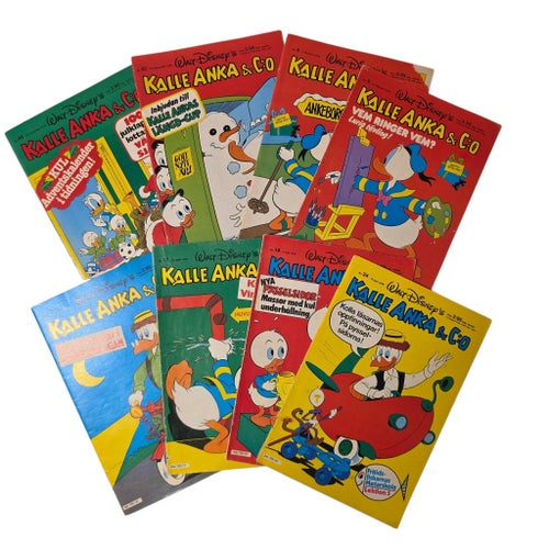 Kalle Anka & Co Serietidningar - 15 st 1978-1980