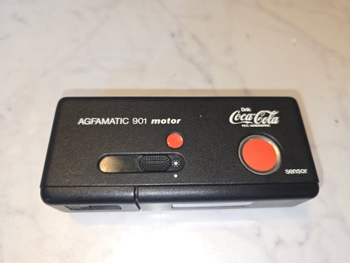 Agfamatic 901 Motor - Coca-Cola Edition (Retro 110-kamera) Fint skick!