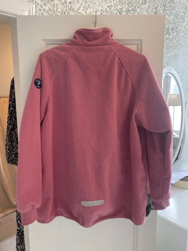 Polarn O. Pyret rosa vindfleecejacka, storlek XL