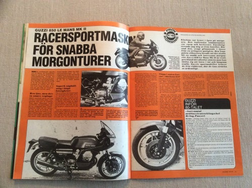 MC NYTT Nr 10 1980 VM Cross Upplands Väsby,Sidovagns VM,GPZ 1100,Moto Guzzi