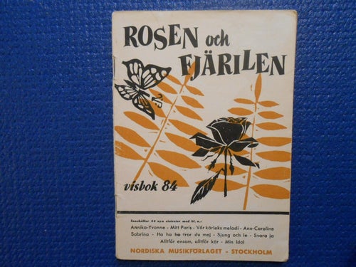 Rosen och fjärlien visbok 84