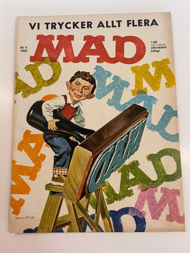 MAD ( svensk ) Nr 4   - 1964