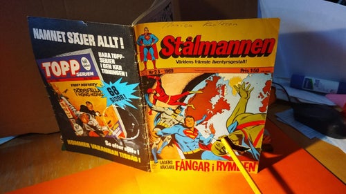 Stålmannen 1969 nr 23, lässkick