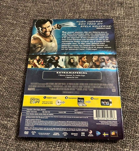 X-MEN ORIGINS WOLVERINE (2009) SVENSK UTGÅVA I MKT FINT SKICK!