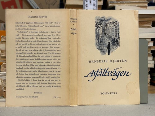 Asfaltvägen av Hanserik Hjerten. Bok. Very good plus