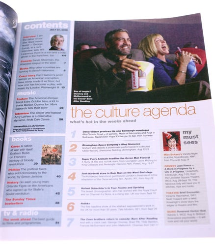 The Sunday Times 'Culture' Magazine-Star Wars-George Lucas-July 27th 2008-168g