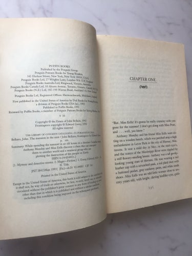 The Mansion in the Mist av John Bellairs, 1992