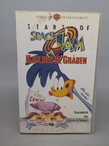 Stars of space jam - Hjulben & Gråben - Svenskt tal - VHS