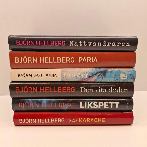 Björn Hellberg x6 Böcker i Hårdpärm - Bokpaket - Se bilder för titlar