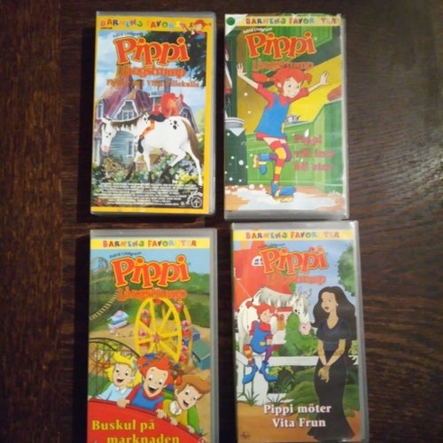 Pippi Långstrump VHS Barnens Favoriter