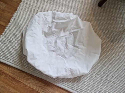 Stokke dra-på-lakan vit till spjälsäng Stokke Sleepi Mini (V2 och V3)