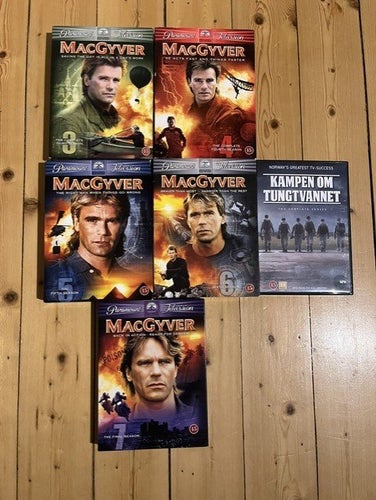 MACGYVER-SÄSONG 3-7-THE FINAL SEASON-DVD-BOX-TV SERIE 80 TAL-RICHARD DEAN ANDERS