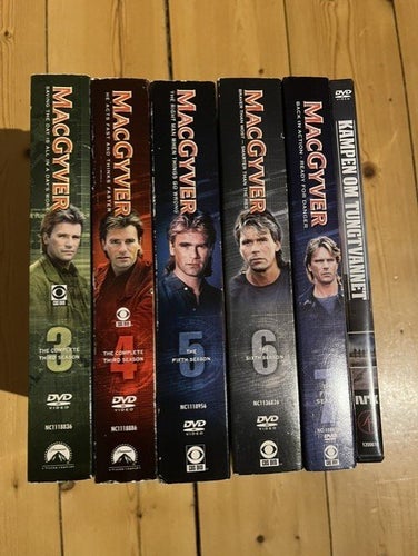 MACGYVER-SÄSONG 3-7-THE FINAL SEASON-DVD-BOX-TV SERIE 80 TAL-RICHARD DEAN ANDERS
