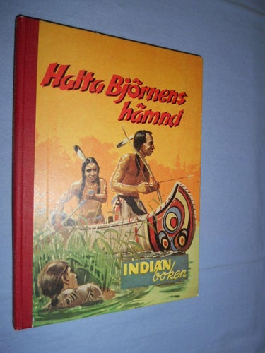 Halta Björnens hämnd av Uno Modin (inb) indianboken 1954 toppskick!!