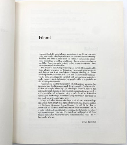 Länkar till vår forntid - En introd. i Sveriges arkeologi av Göran Burenhult