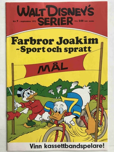 Walt Disney´s Serier - 1972:9 VF-NM