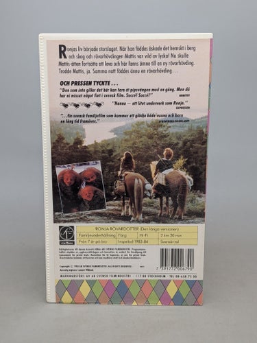 Ronja Rövardotter - Den långa versionen - VHS