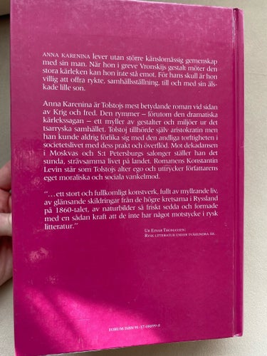 Anna Karenina av Leo Tolstoj