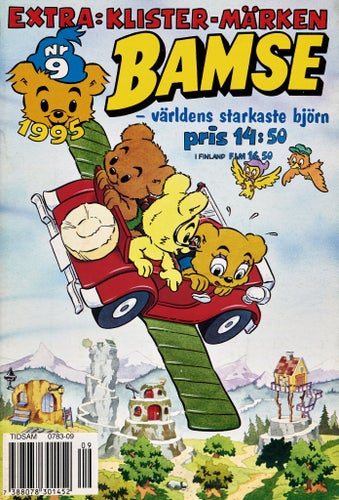 Bamse – världens starkaste björn Serietidning 1995 nr 9 (Oläst arkivex)