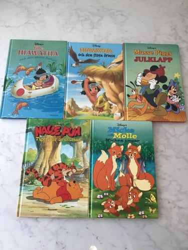 Disney, 1990 tals böcker 5 st