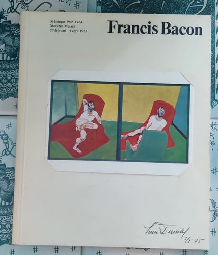 Francis Bacon – Utställningskatalog nr 46, Moderna Museet 1965 - Komplett