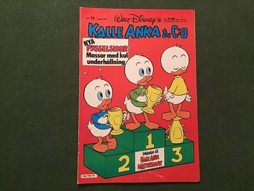 KALLE ANKA NR 18 1979 med pysselsidor