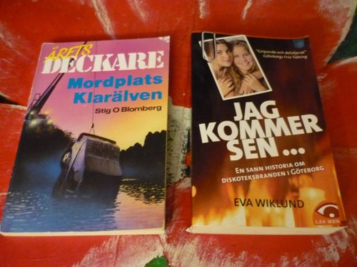BOK, 6 STYCKEN POCKET BÖCKER, STIG O BLOMBERG, EVA WIKLUND, VIVECA STEN, MFL