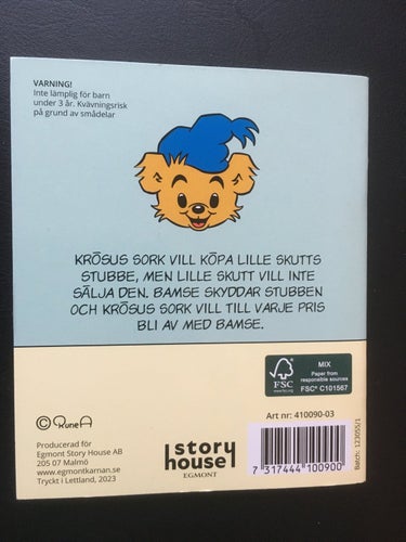 BAMSE JÄRNMANNEN - KÄRNAN - lite större än en pixi bok