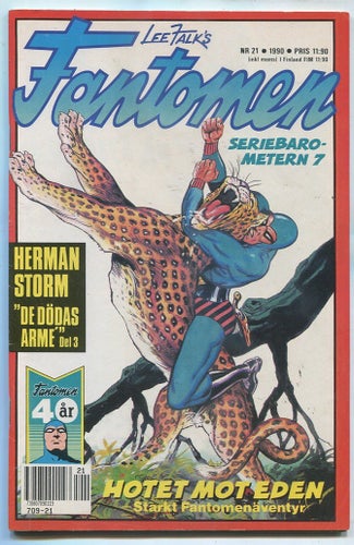 Fantomen 1990 nr 21 Hotet mot Eden/ Herman Storm, Vita Bågen