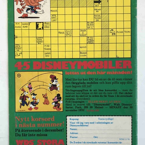 Walt Disney´s Serier - 1976:11 FN