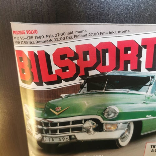 Bilsport Nr 10, 1989