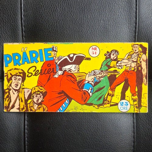 PrärieSerier Nr. 51 från 1956. I väldigt fint skick. FN. Med Davy Crockett!