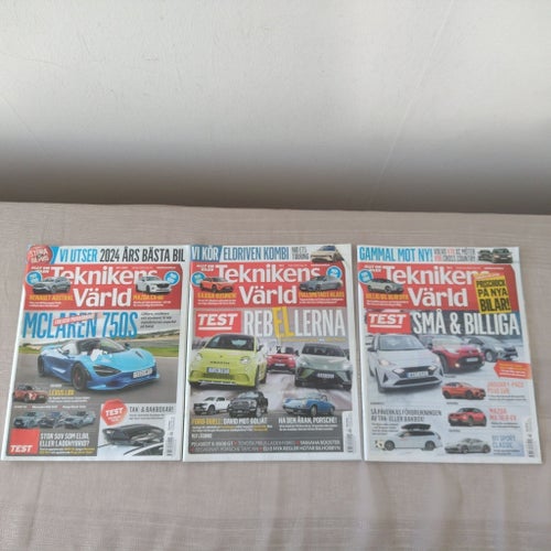 Tidningar Teknikens Värld 26 st nr. Komplett Årgång 2024