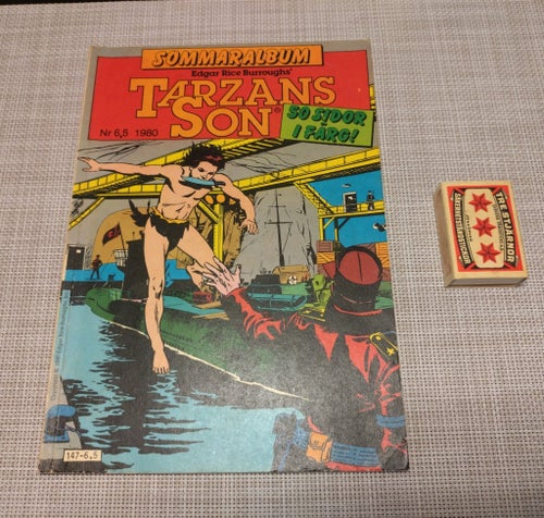 Tarzans son - Sommaralbum - Nr 6,5 1980, Edgar Rice Burroughs