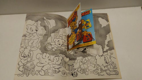 Bamses Brandskola + Bamses målarbild + prenumerationslapp