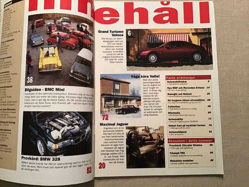 AUTOMOBIL NR 5 1995 TRIUMPH TR2,CHRYSLER,SMÅBILAR,BMC MINI,BMW 328