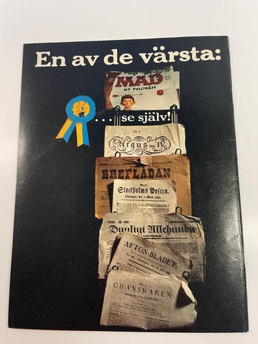 MAD ( svensk ) Nr 6  - 1963