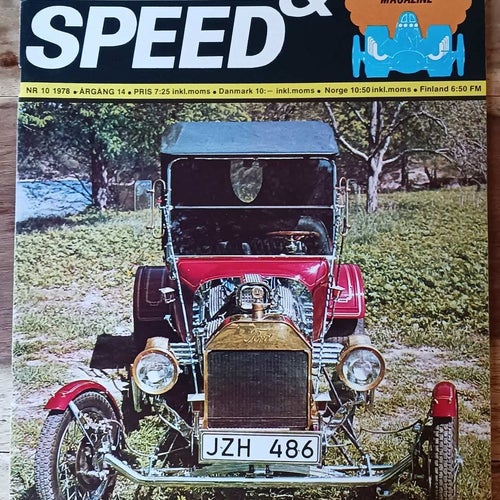 Start & Speed - Motor Entusiastens Magazine / Nr 10 1978