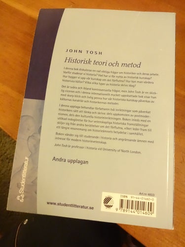 Historisk Teori och Metod John Tosh