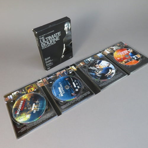 The Ultimate Jason Bourne Collection , dvd box med 4 filmer