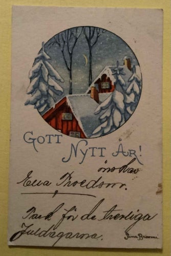 Julkort Gott Nytt År Stina Broome Småkort